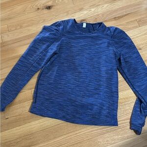 lululemon athletica Blue Long Sleeve Top